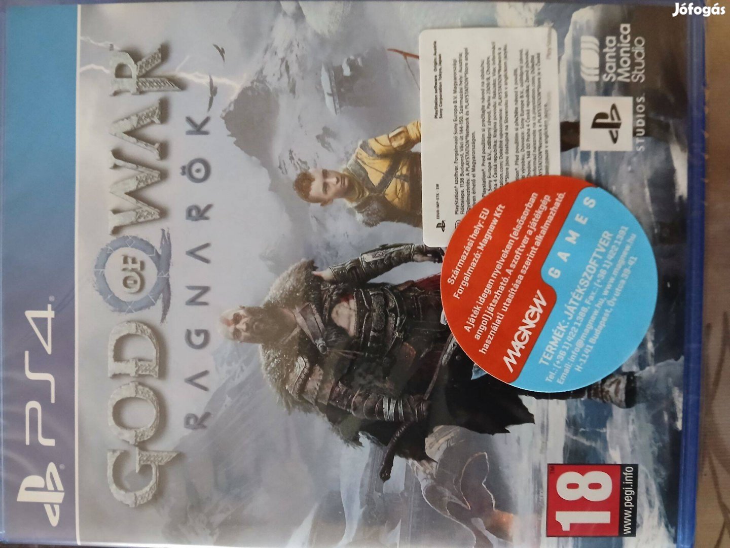 Akció Ps4 Eredeti Játék God of War Ragnarök Új Bontatlan