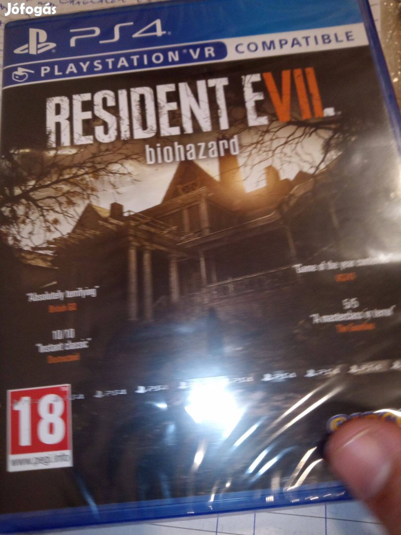 Akció Ps4 eredeti Játék : 175. Resident Evil 7 Biohazard Új Bontatla