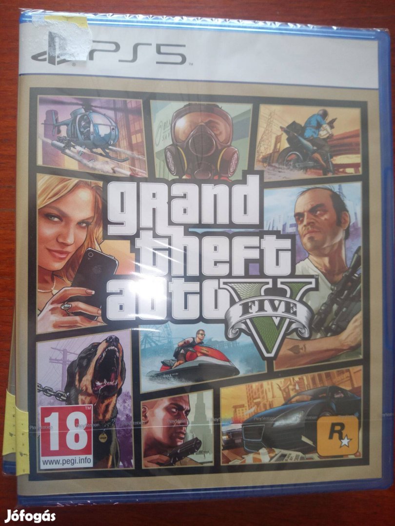 Akció Ps5 Eredeti játék : 165. Ps5 Grand Theft Auto 5 Új Bontatlan