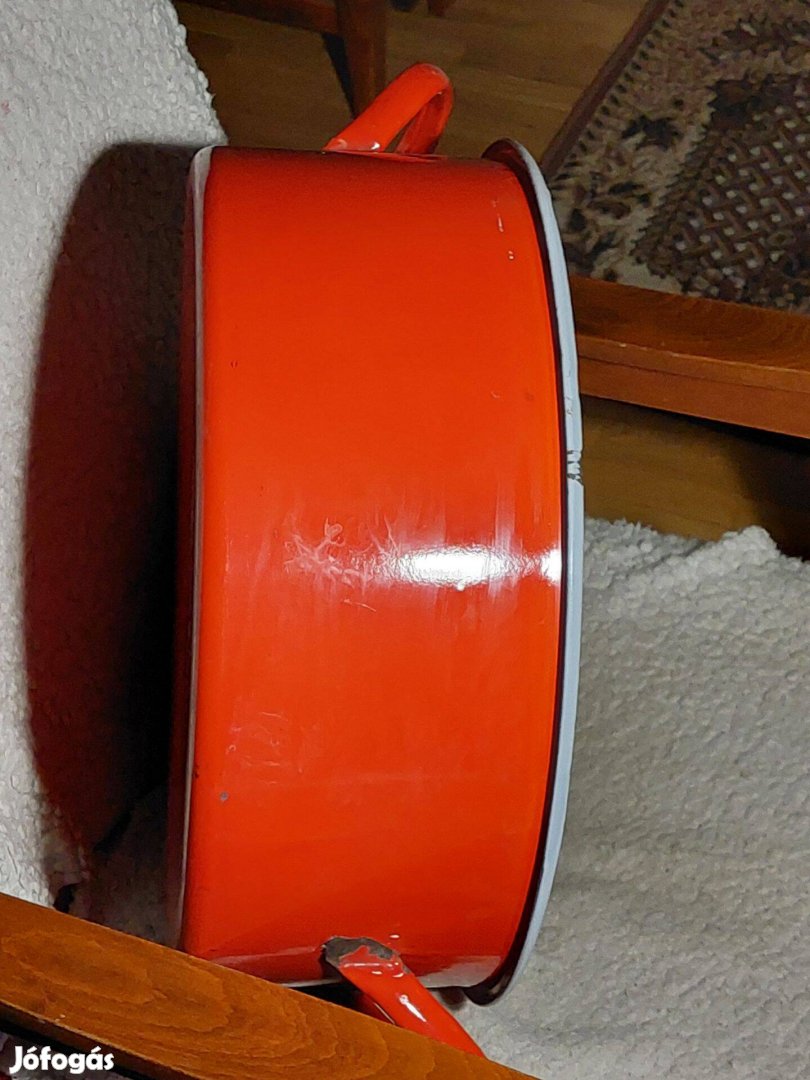 Akció!Ritka! 25 literes Retro Bonyhádi zománcozott lábas