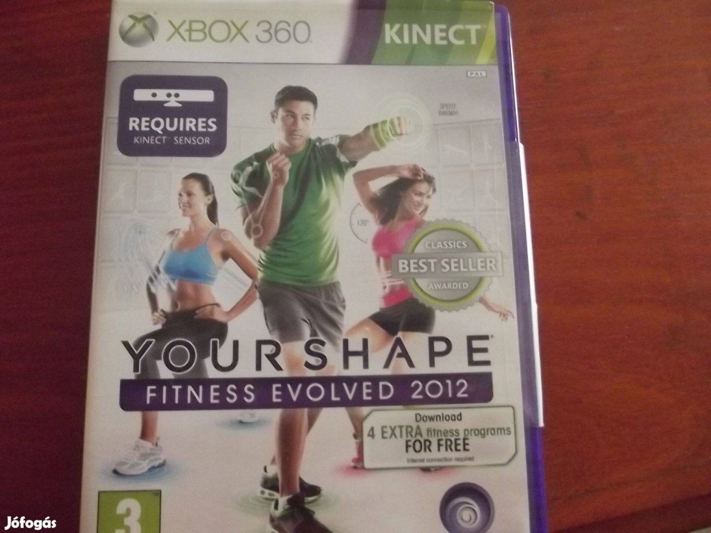 Akció Xbox 360 Eredeti Játék: 63. Kinect Yourshape Fitness Evolved