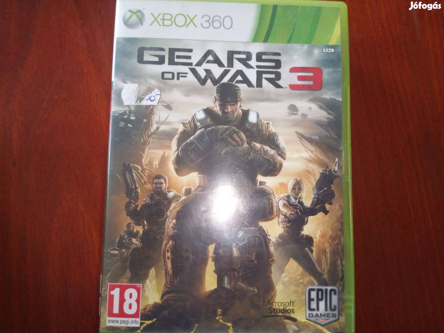 Akció Xbox 360 Eredeti Játék : 146. Gears of war 3 ( karcmentes)