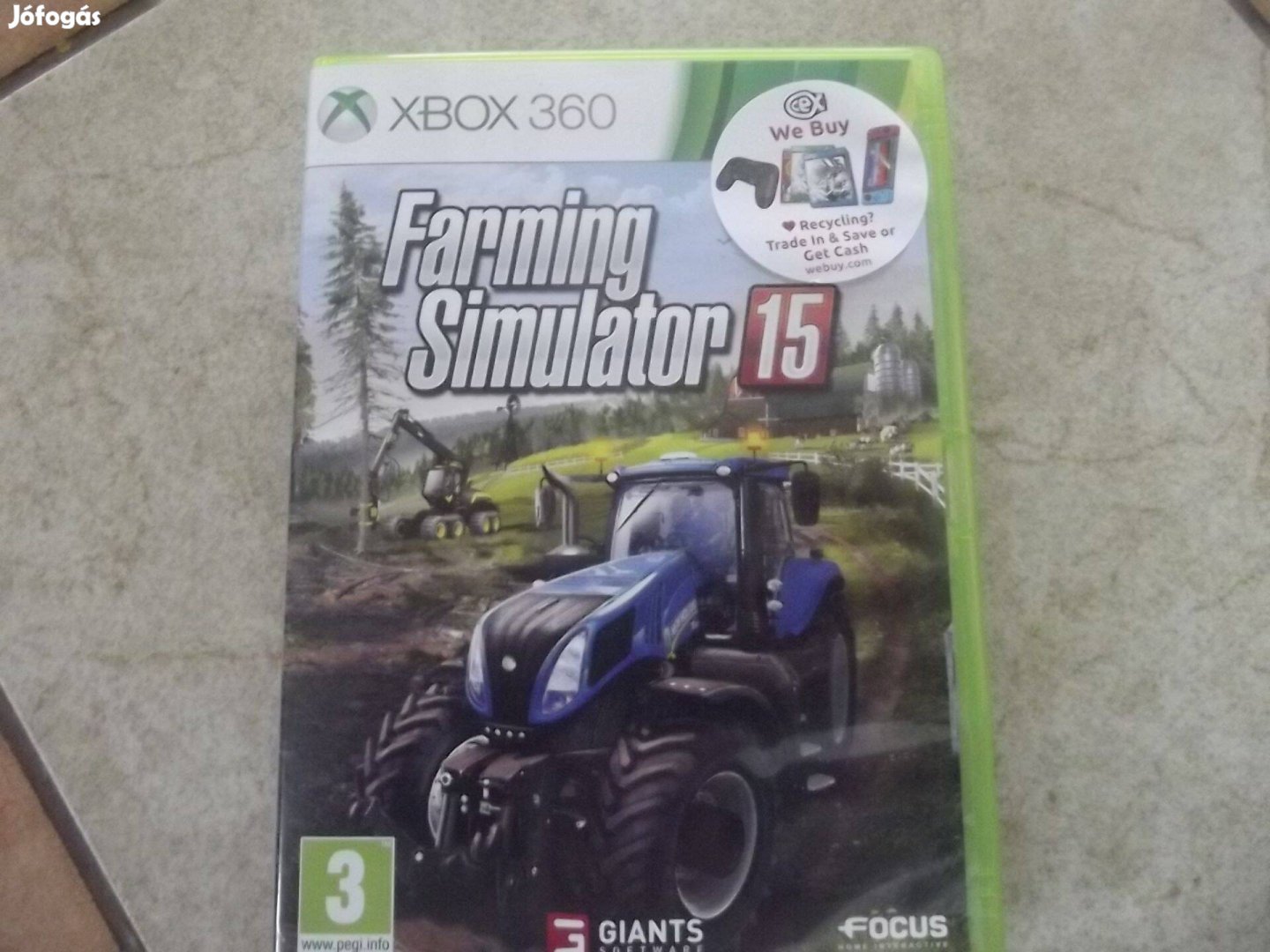 Akció Xbox 360 Eredeti Játék : 148. Farming Simulator 15 ( karcmentes