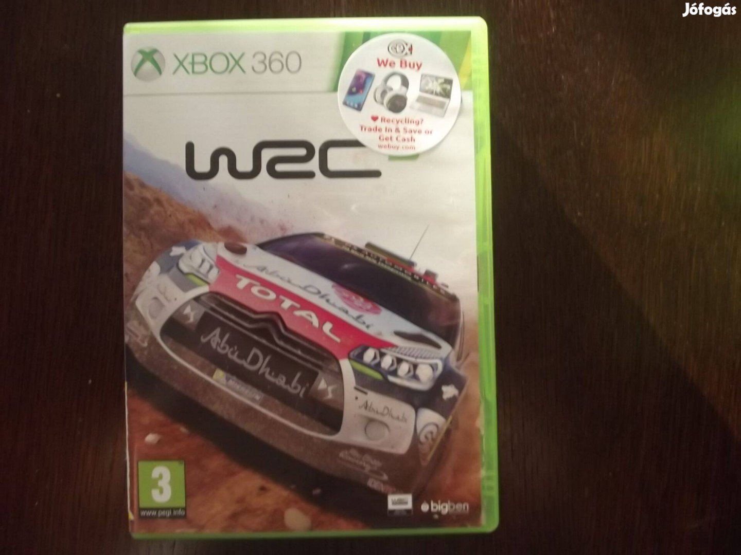 Akció Xbox 360 Eredeti Játék : 167. WRC 5 ( Karcmentes)