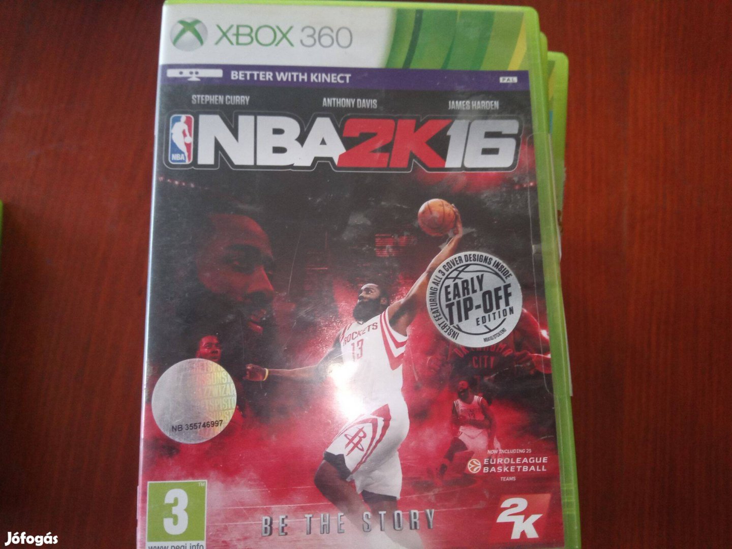 Akció Xbox 360 Eredeti Játék : 210. NBA 2K16 ( karcmentes)