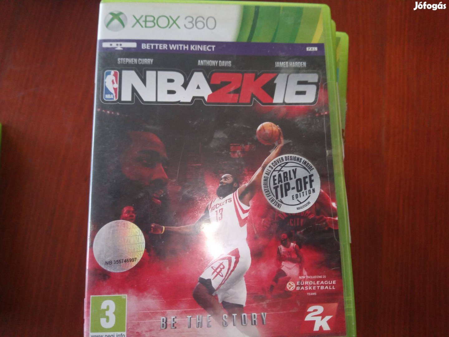 Akció Xbox 360 Eredeti Játék : 210. NBA 2K16 ( karcmentes)