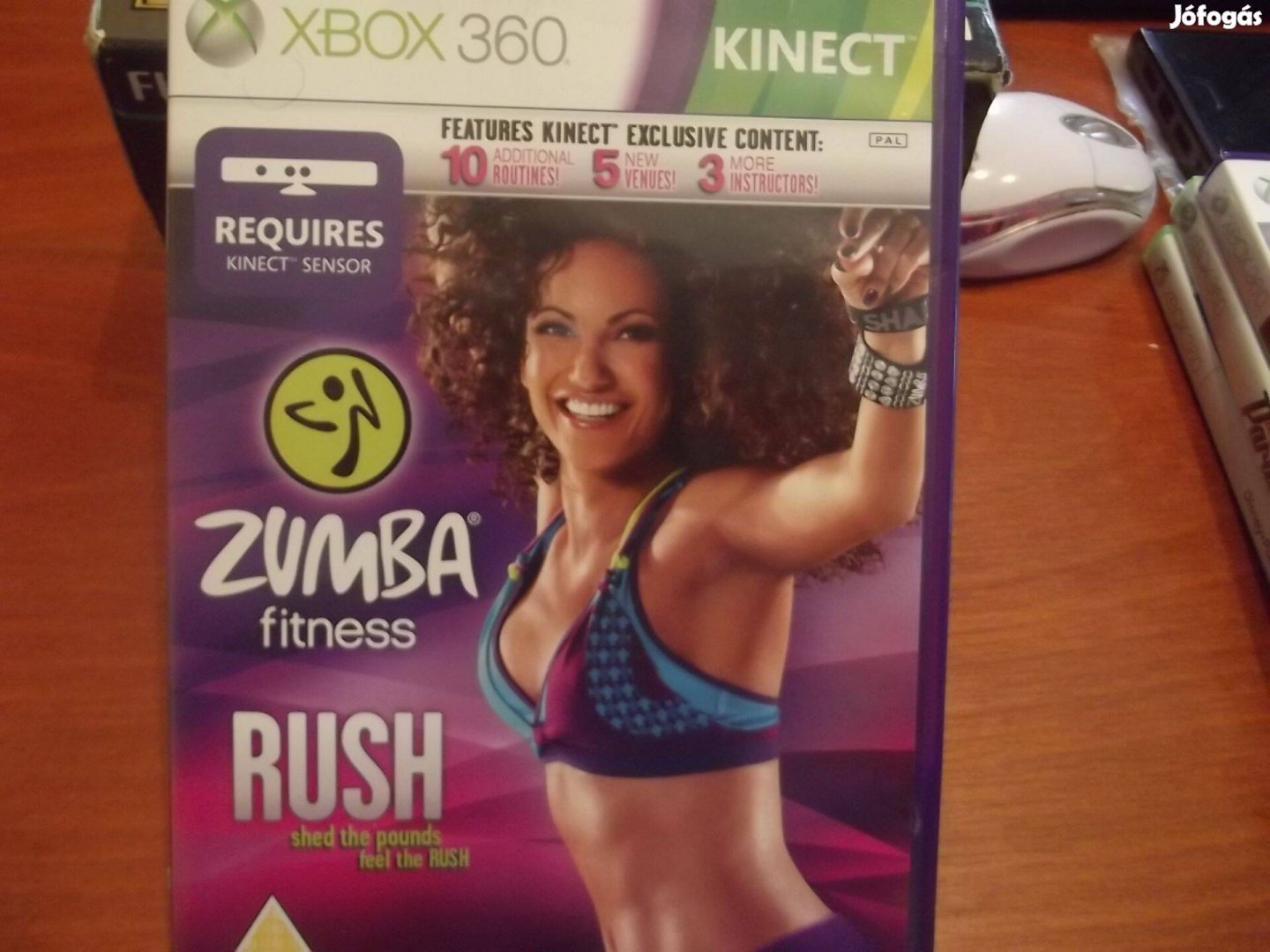 Akció Xbox 360 Eredeti Játék : 224. Kinect Zumba Fitness Rush