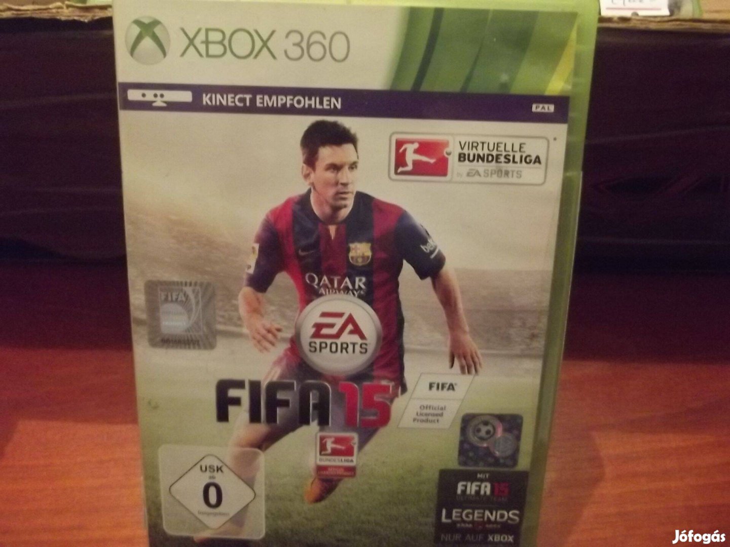 Akció Xbox 360 Eredeti Játék : 243. Fifa 15 ( karcos)