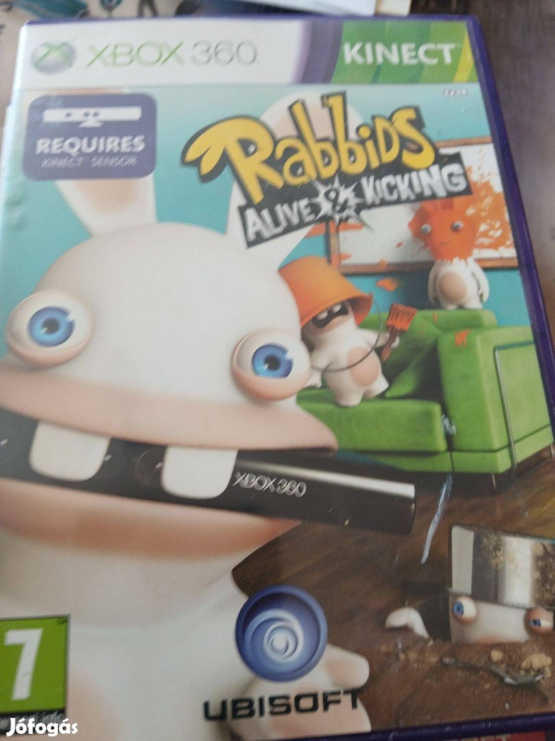 Akció Xbox 360 Eredeti Játék 68. Kinect Rabbids Alive