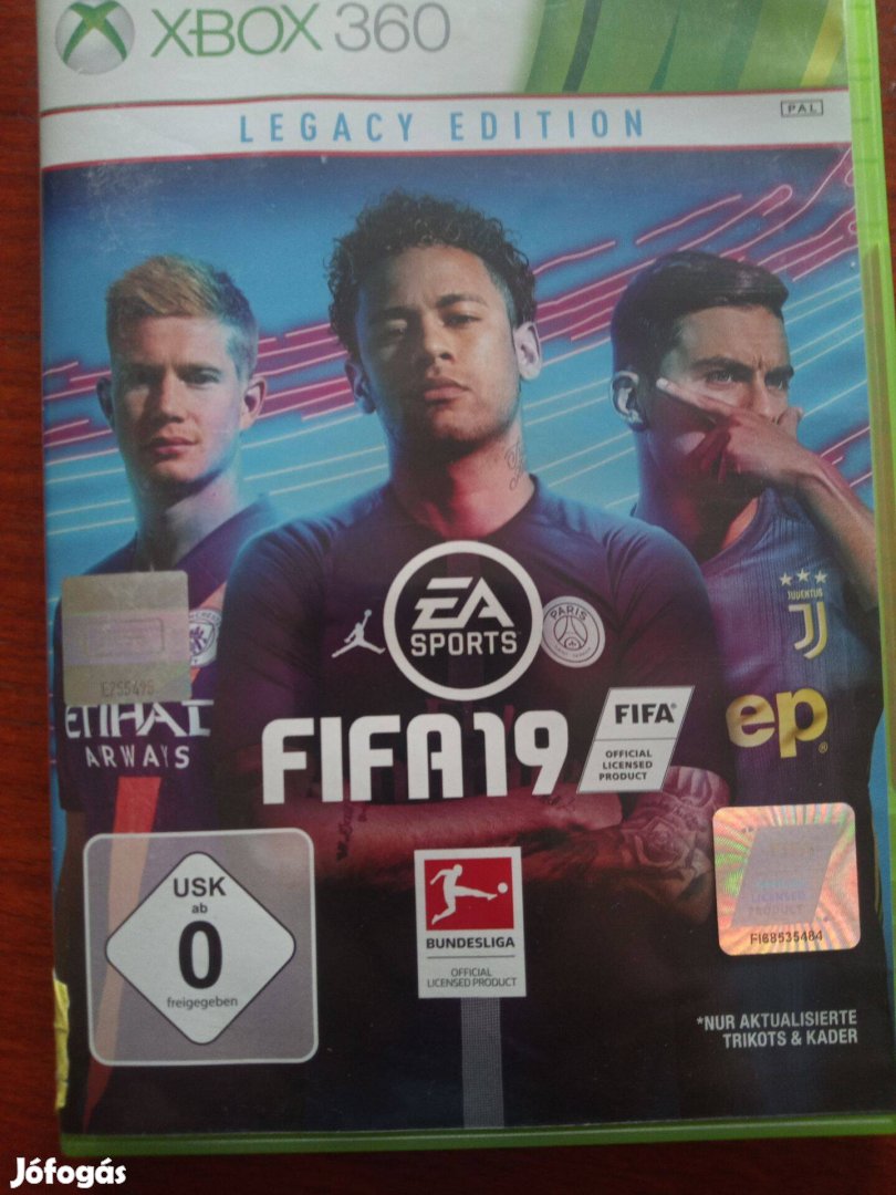 Akció Xbox 360 Eredeti Játék : 6. Fifa 19