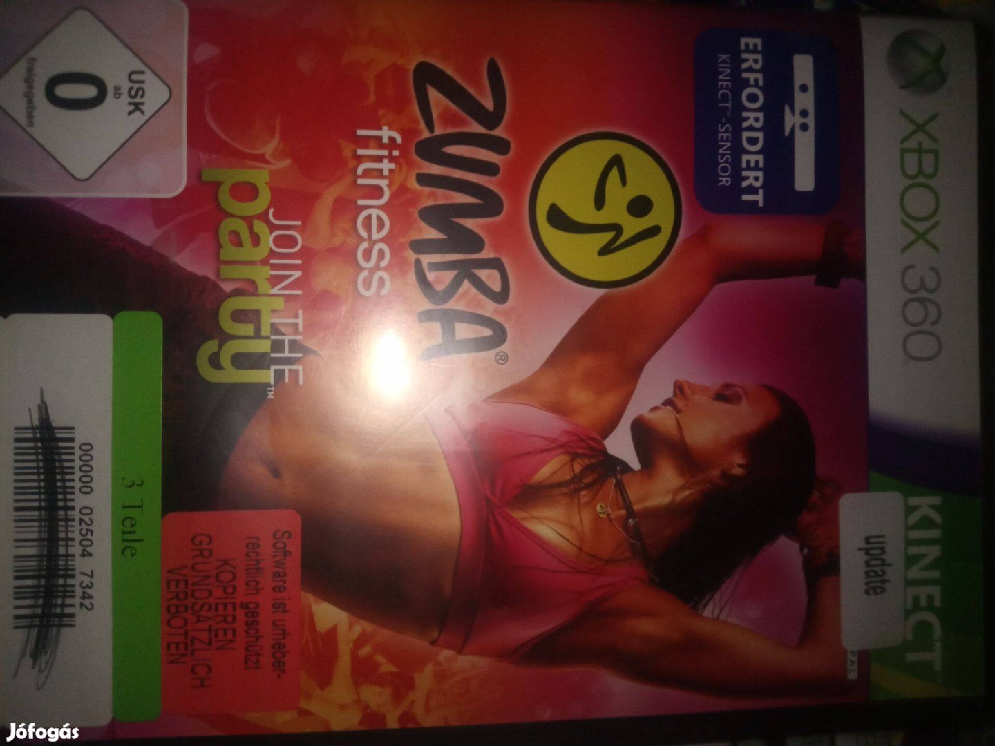 Akció Xbox 360 Eredeti játék : 132. Kinect Zumba Fitness Party ( Karcm