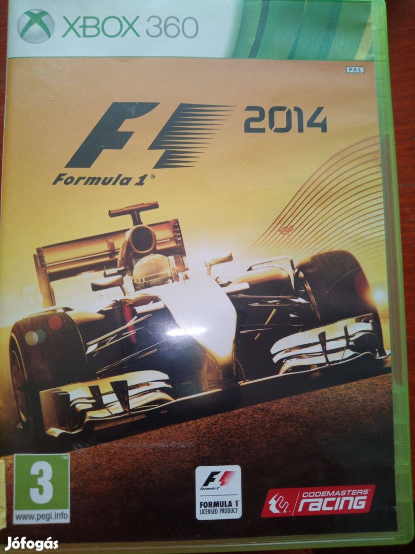 Akció Xbox 360 - One Eredeti Játék : 87. F1 2014 ( Xbox 360 ) ( karc