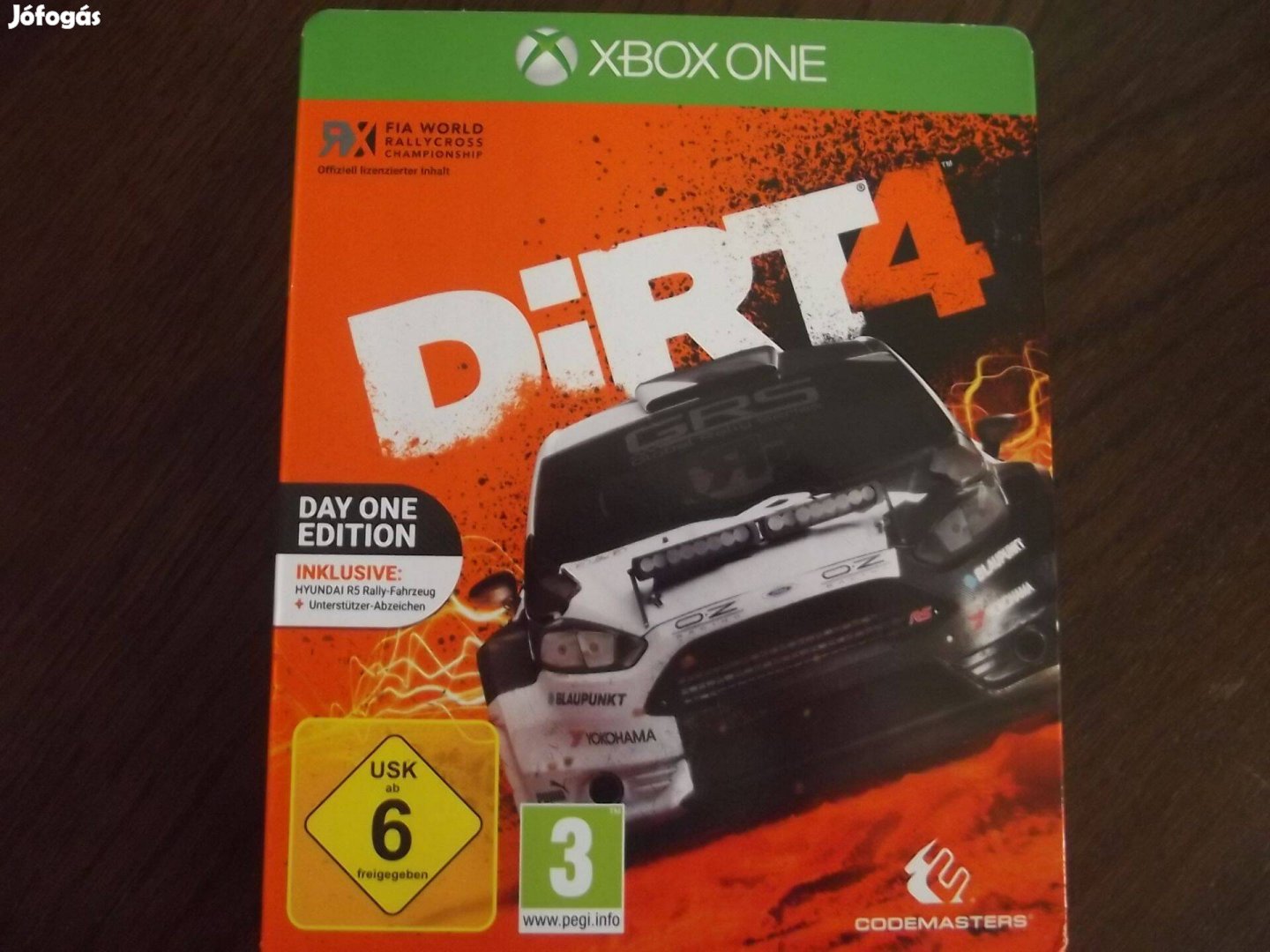 Akció Xbox One Eredeti Játék : 107. Dirt 4 Gyüjtői Fémdobozos ( kar