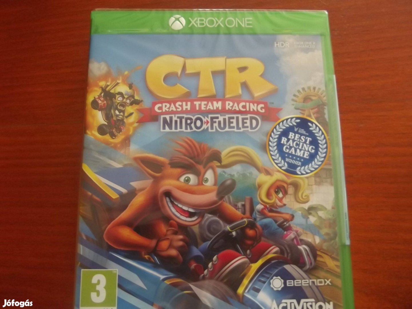 Akció Xbox One Eredeti Játék 128. Crash Nitro Fueled Új