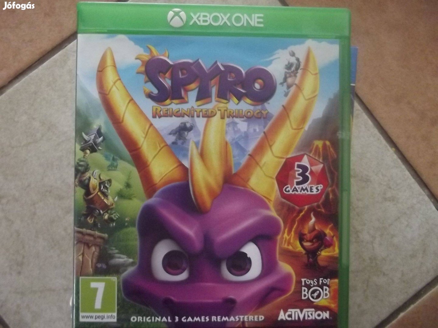 Akció Xbox One Eredeti Játék : 137. Spyro Reignited Trilogy 3 Játék