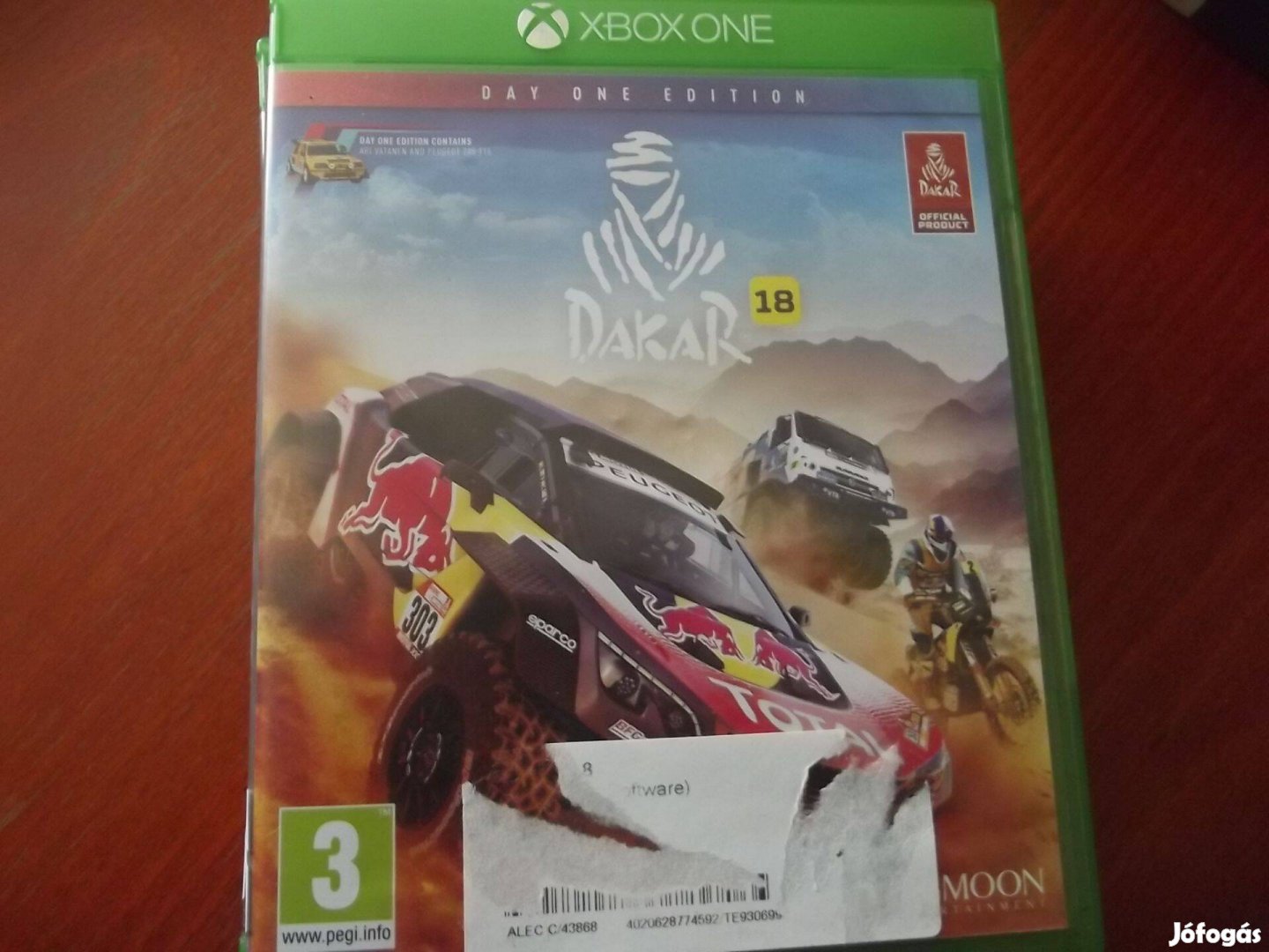 Akció Xbox One Eredeti Játék : 221. Dakar 18 ( karcmentes)