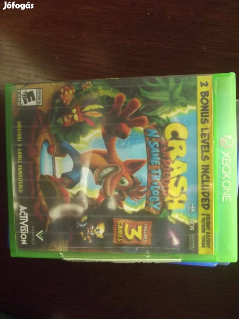 Akció Xbox One Eredeti Játék : 257. Crash Bandicoot N Sane Trilogy