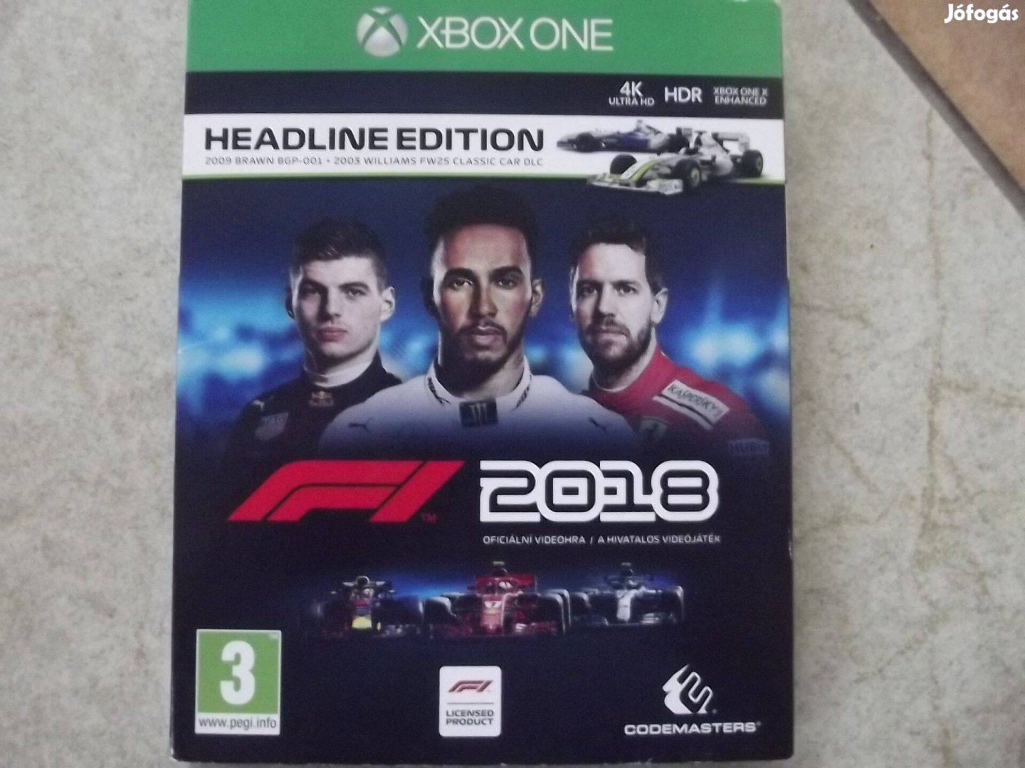 Akció Xbox One Eredeti Játék : 272. F1 2018 ( karcmentes)