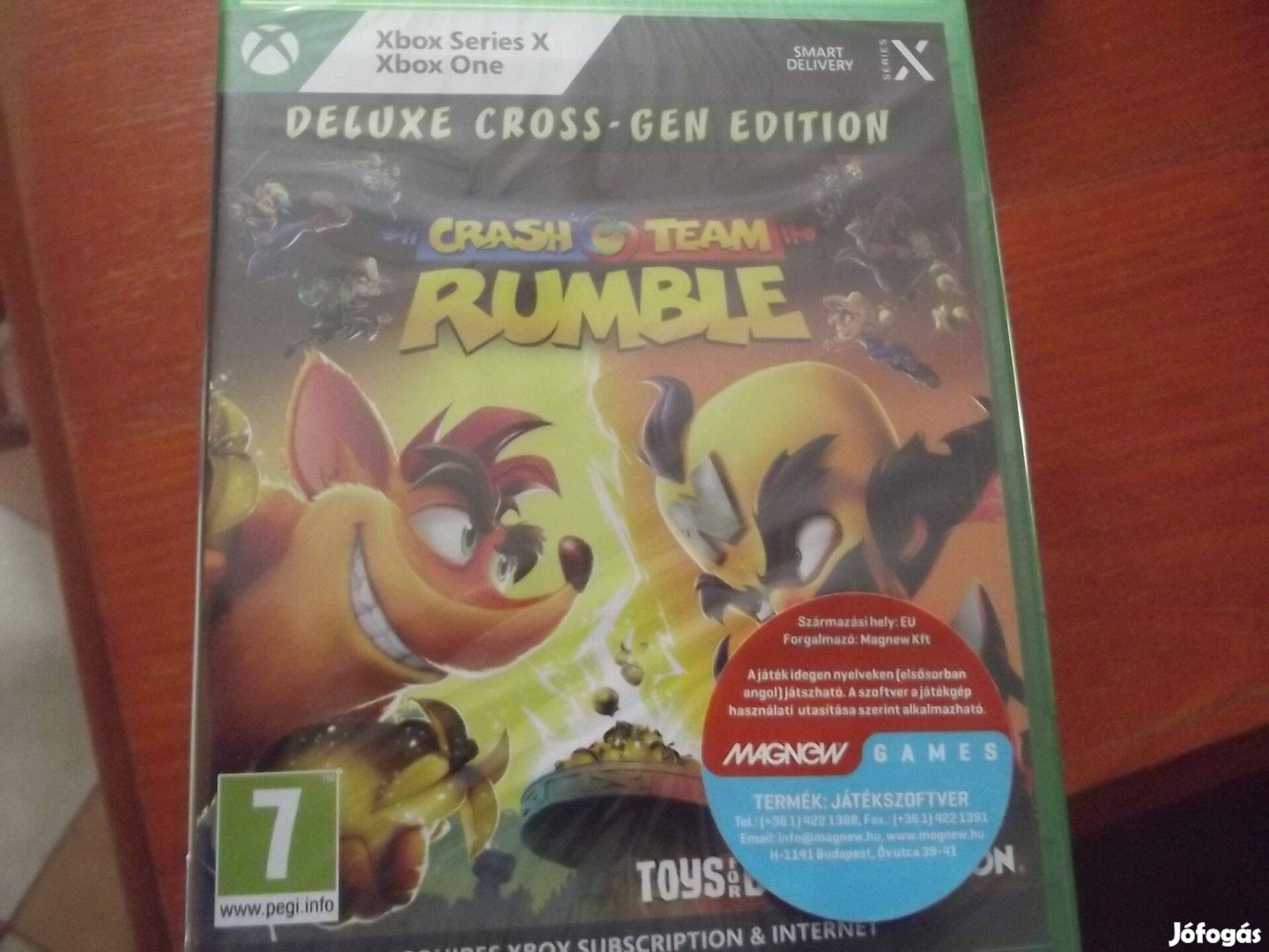 Akció Xbox One Eredeti Játék : 281. Crash Team Rumble Új Bontatlan