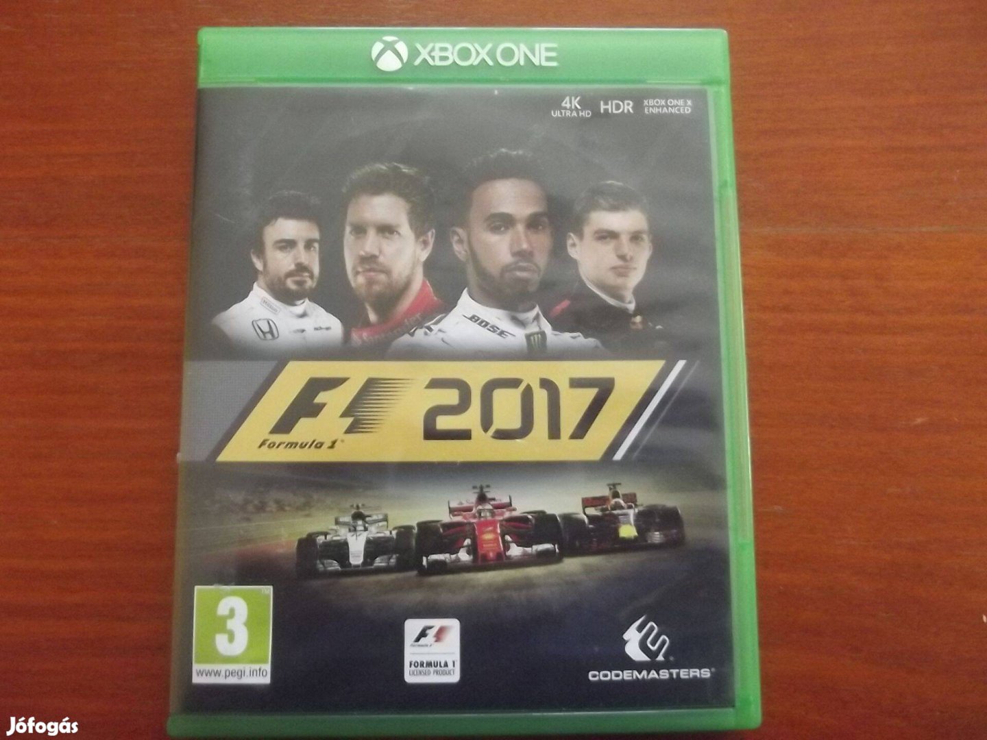 Akció Xbox One Eredeti Játék : 44. F1 2017 ( karcmentes )