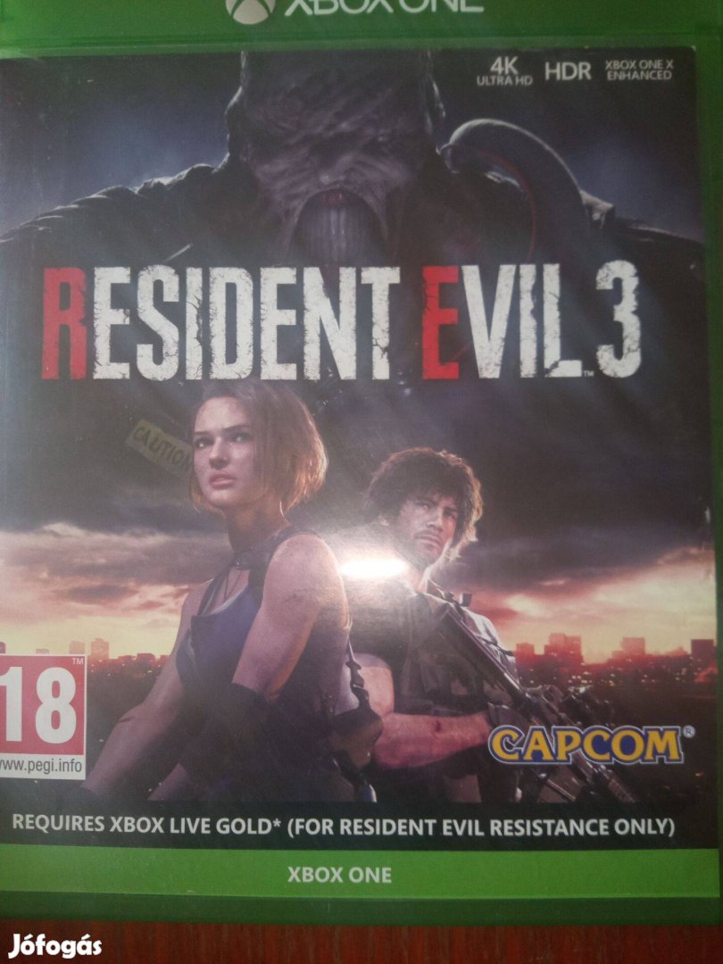 Akció Xbox One Eredeti Játék : 48. Resident Evil 3 ( karcmentes )