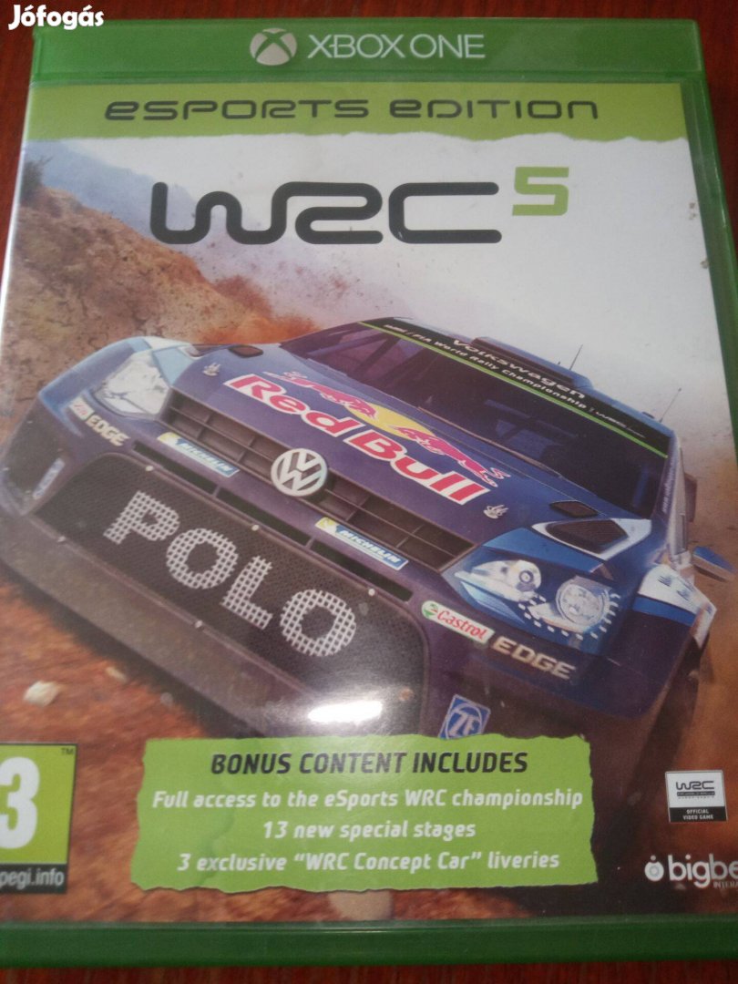 Akció Xbox One Eredeti játék : 2. WRC 5 Esports Edition ( karcmentes