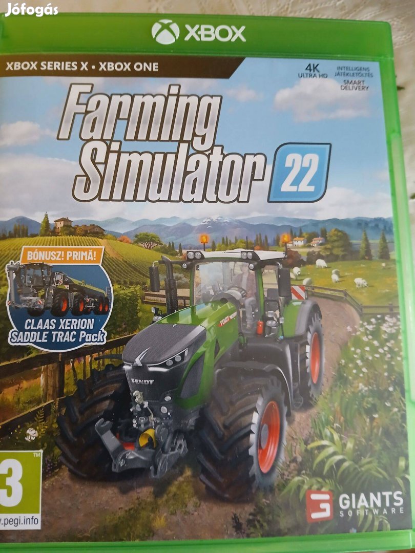 Akció Xbox One Eredeti játék : 42. Farming Simulator 22 ( karcmente