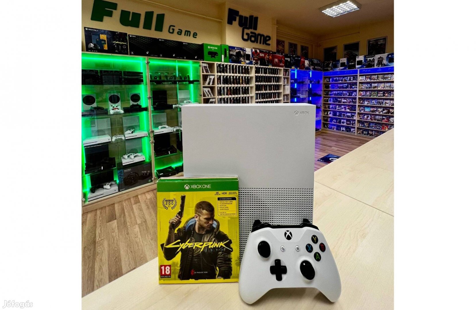 Akció Xbox One S 1TB + Cyberpunk Garanciával videojáték üzletből