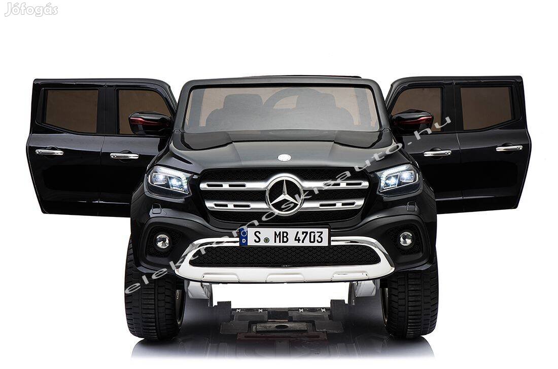 Akció! 2személyes Mercedes Benz X Class AMG fekete elektromos kisautó