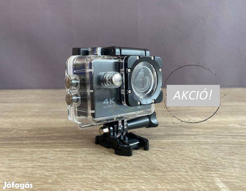 Akció! 4K Ultrahd wifi kamera, sportkamera, akciókamera!