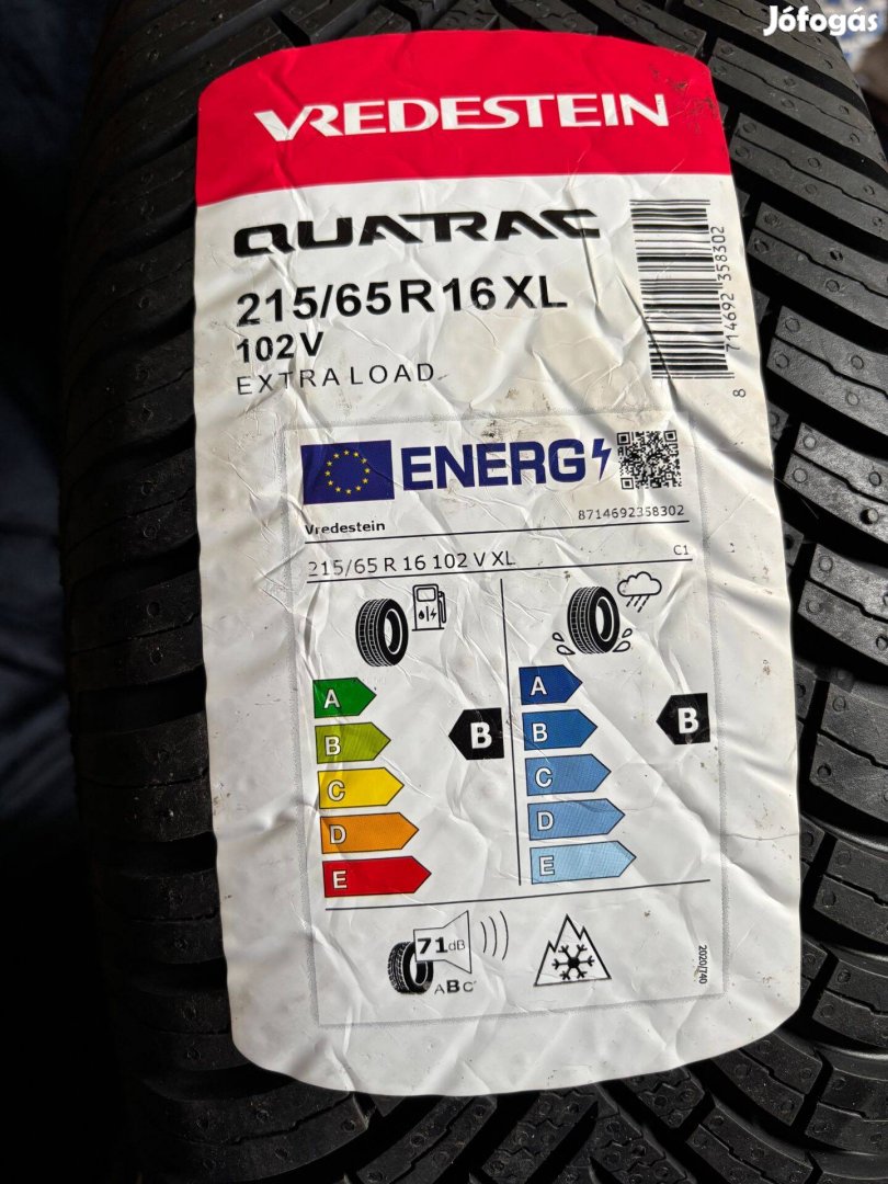 Akcio! 4új Vredestein Contract 4évszakos autógumi eladó