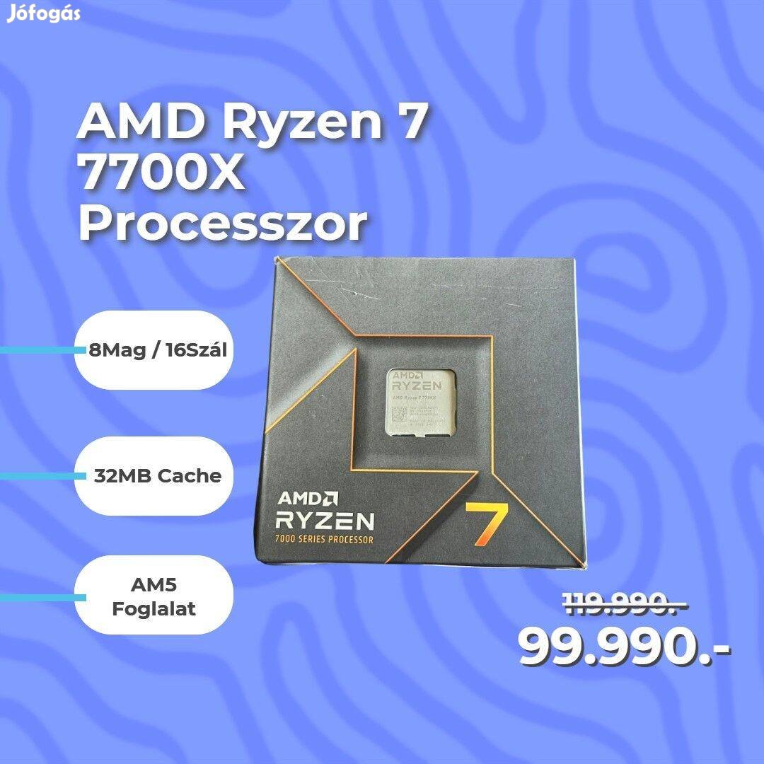 Akció! AMD Ryzen 7 7700X 4.50GHz AM5 Box Processzor