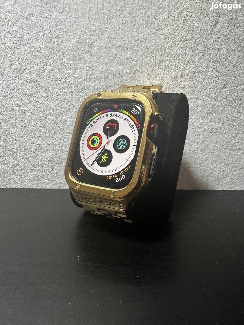 Akció! Apple Watch 45mm Fém Tok Szíj G-Shock