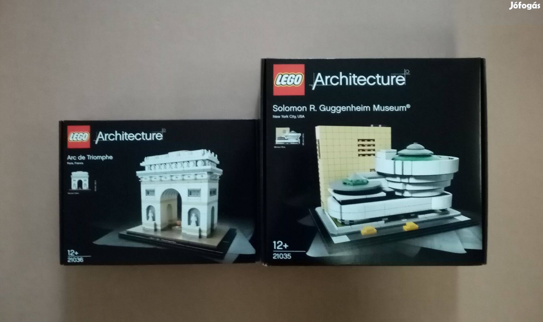 Akció! Bontatlan LEGO Architecture 21035 Solomon + 21036 Triomphe Foxá