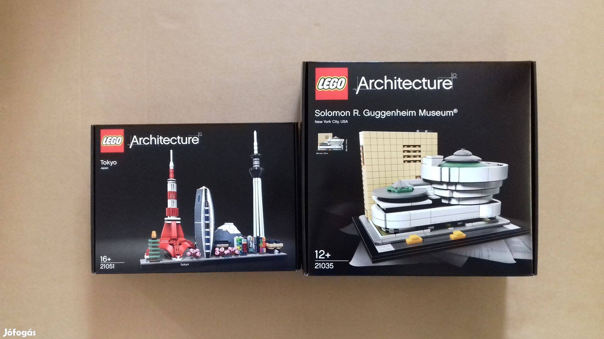 Akció! Bontatlan LEGO Architecture 21051 Tokyo + 21035 Solomon Foxárba