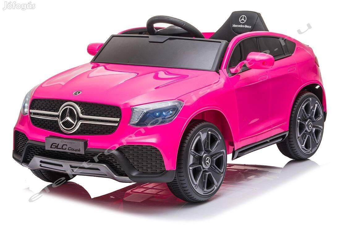 Akció! Egyszemélyes Mercedes GLC 63 S 12V pink elektromos kisautó