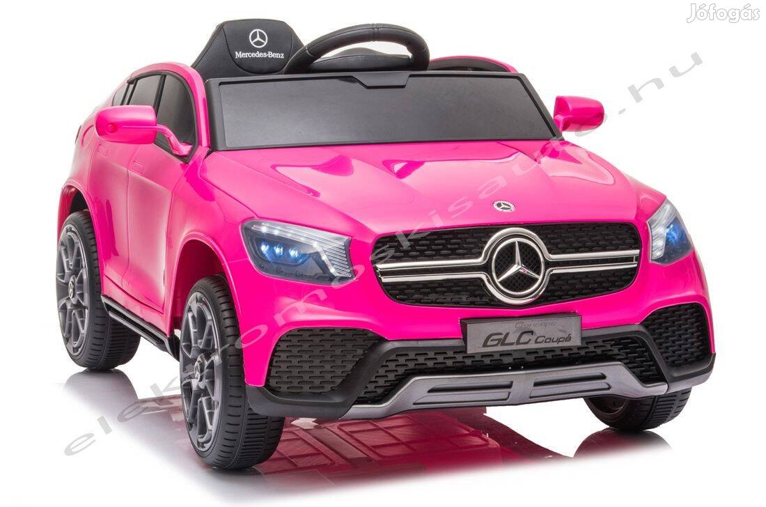 Akció! Eredeti licence Mercedes GLC 63 S 12V pink elektromos kisautó