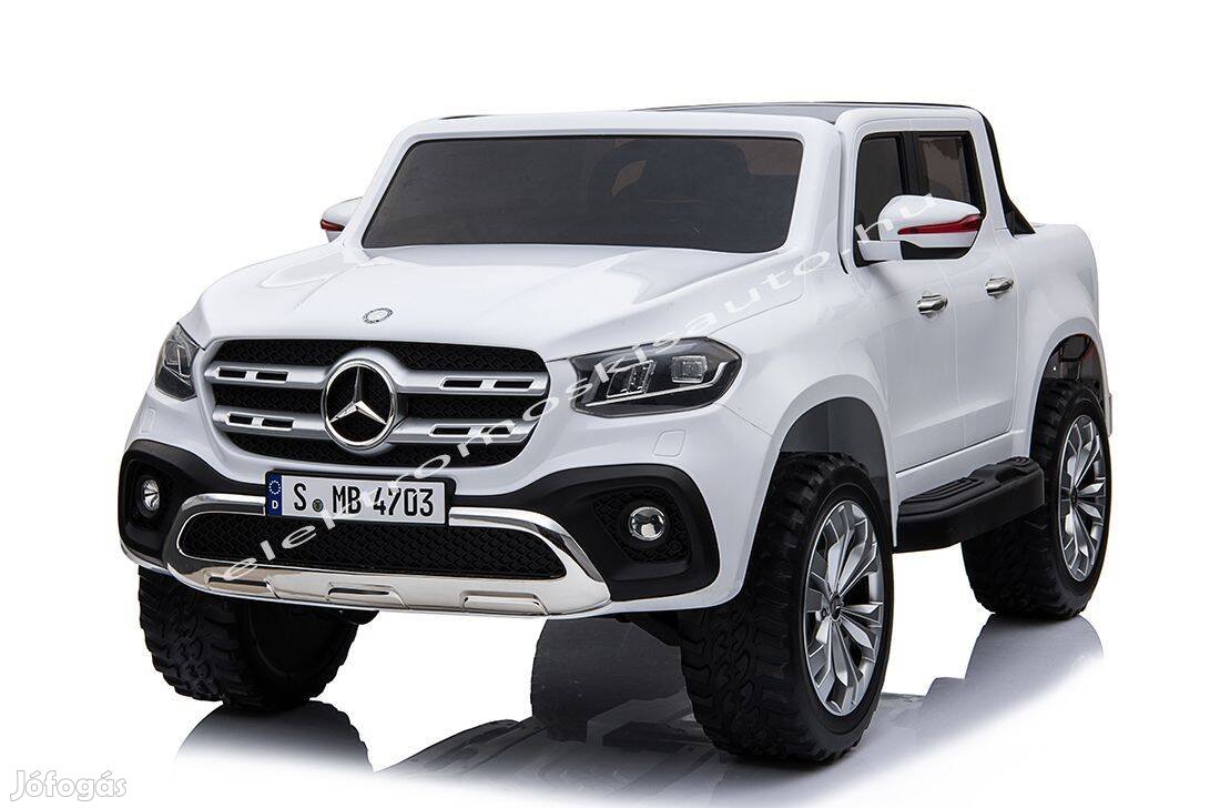 Akció! Fehér Mercedes Benz X Class AMG 2személyes elektromos kisautó