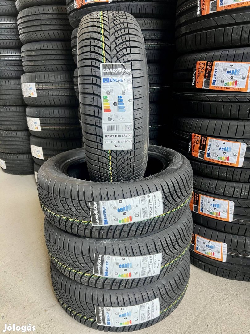 Akció! Goodyear 185/60 R15 185/60R15 négyévszakos 4 évszakos gumi