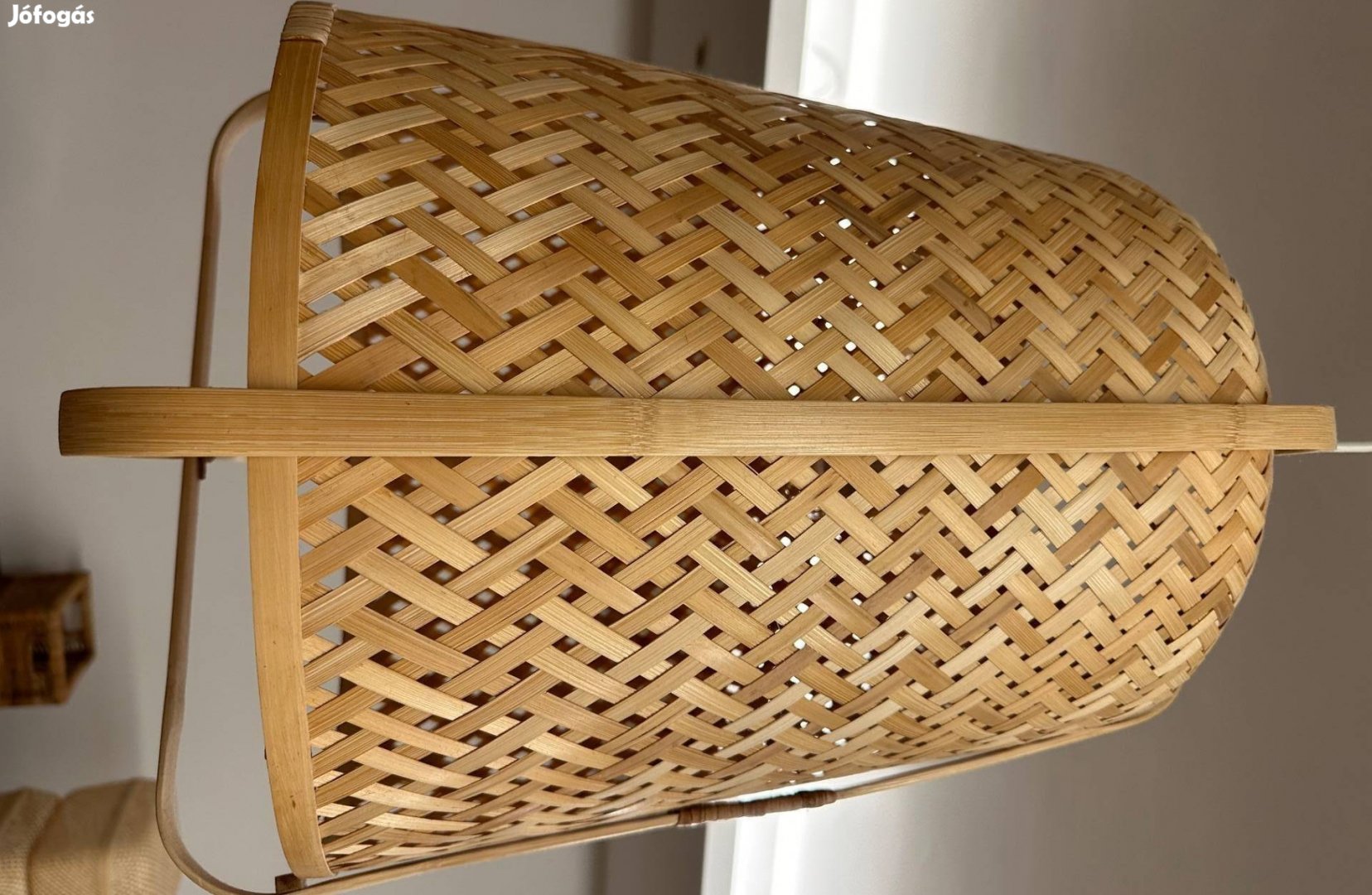 Akció! IKEA Knixhult nagy rattan lámpa csillár