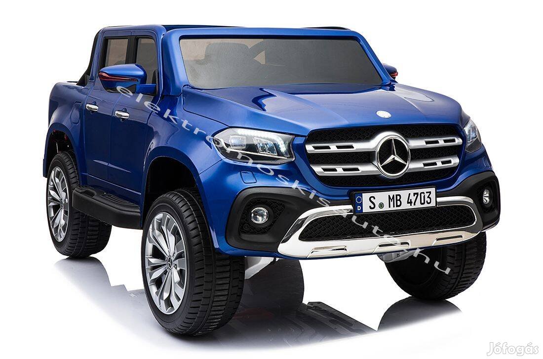 Akció! Lakk kék Mercedes Benz X Class AMG kétszem. elektromos kisautó