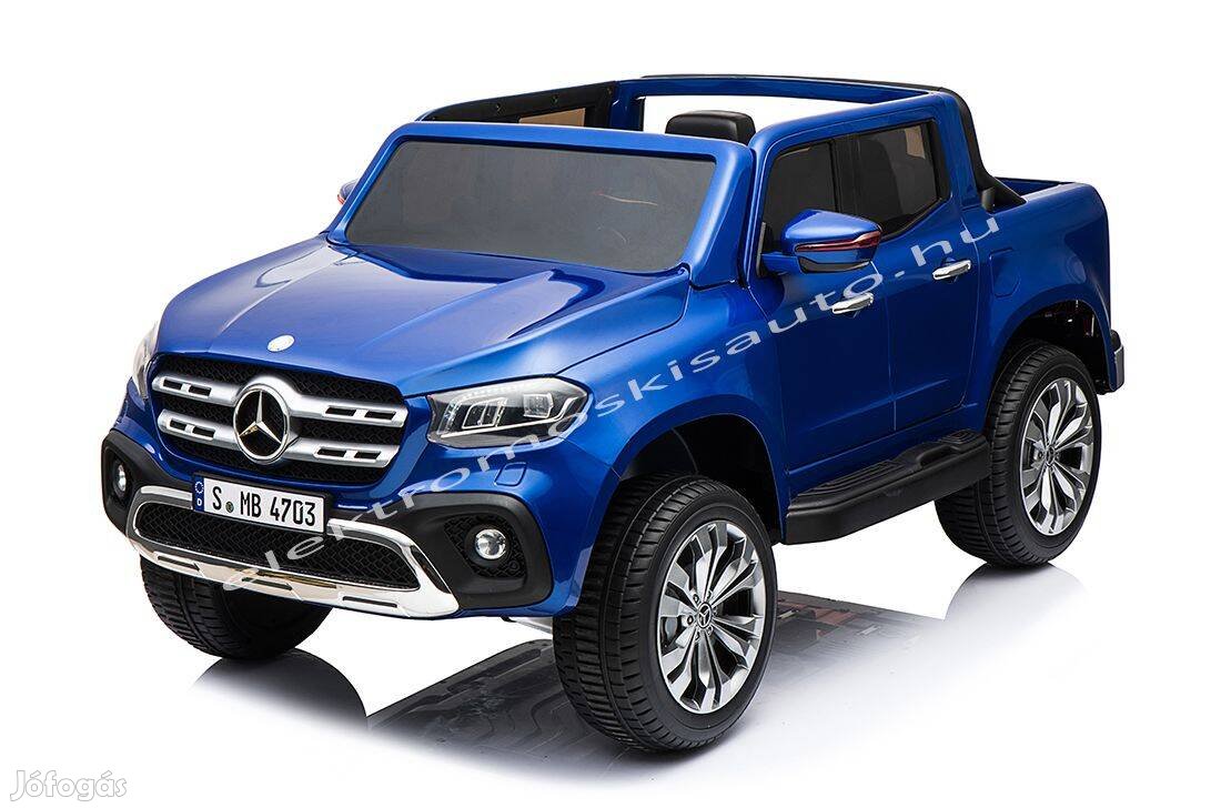 Akció! Mercedes Benz X Class AMG lakk kék elektromos kisautó / 2szem