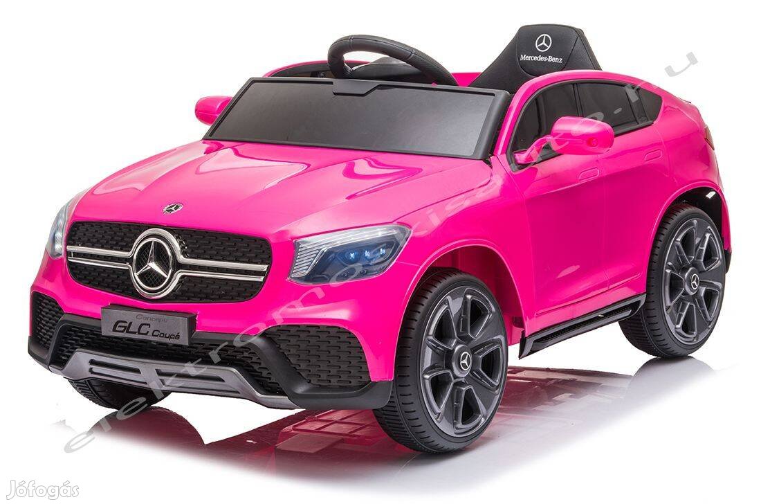 Akció! Mercedes GLC 63 S 12V pink egyszemélyes elektromos kisautó