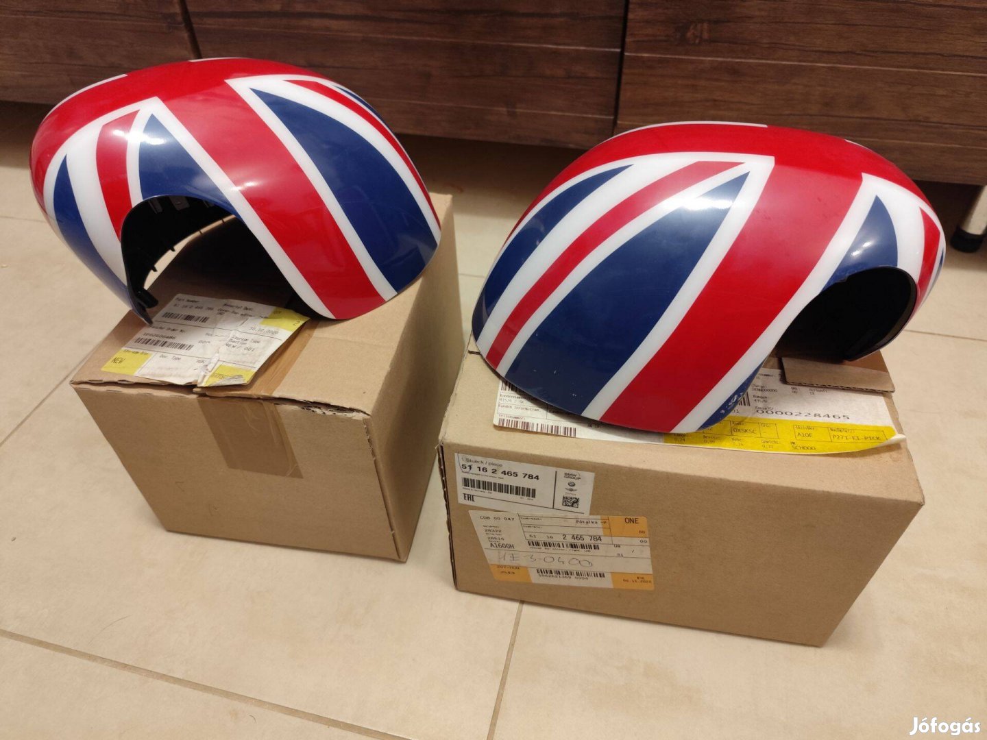 Akció: Mini F54 F55 F56 F57 F60 Gyári Brit zászlós tükörborítás párban