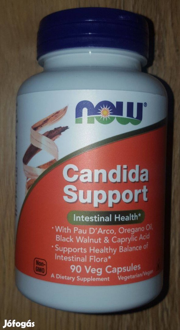 Akció %NOW Foods Candida Support - Bélflóra Támogató (90 VEG kapszula)