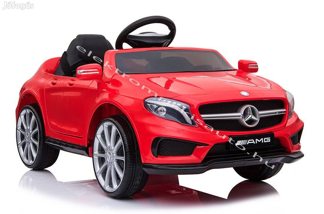 Akció! Piros Mercedes Benz GLA 45 AMG eredeti 1szem elektromos kisautó