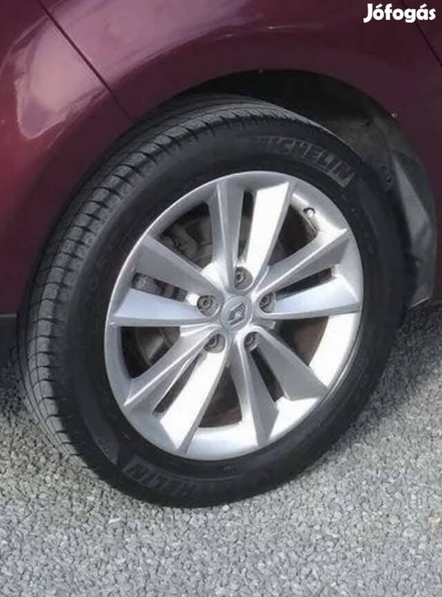 Akció! Renault Scenic 3 gyári 17" felni Michelin nyári gumival eladó!
