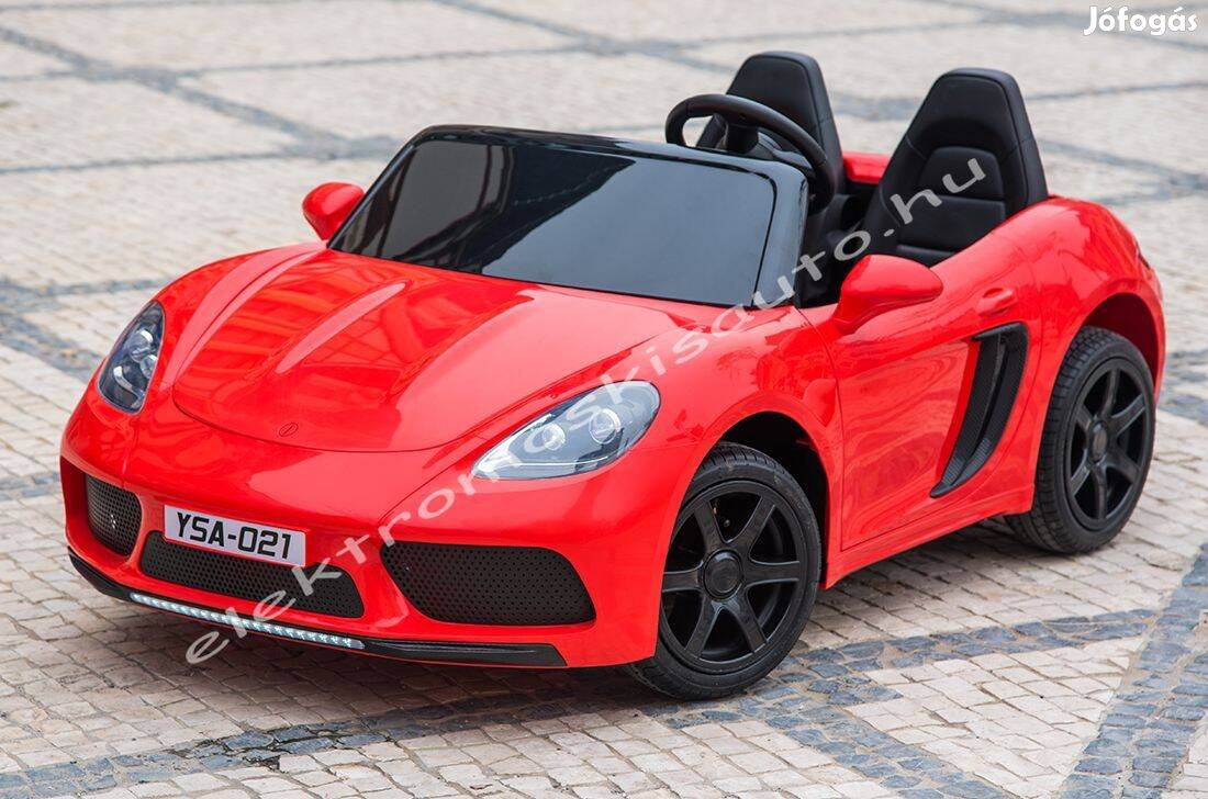 Akció! Supercar piros kétsz. 24V-os max.100kg-ig elektromos