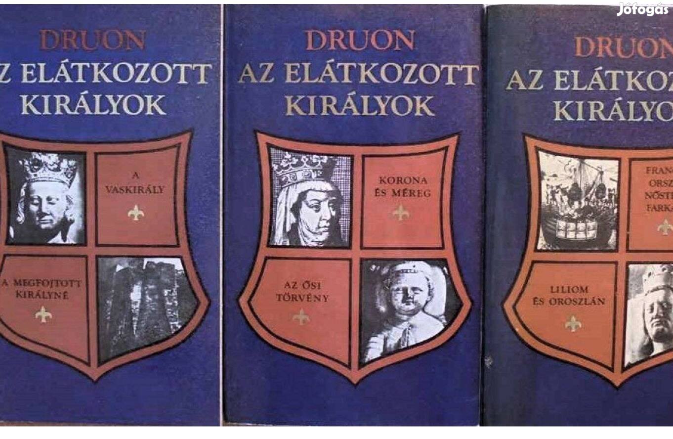 Akció ! Maurice Druon - Az elátkozott királyok I-III