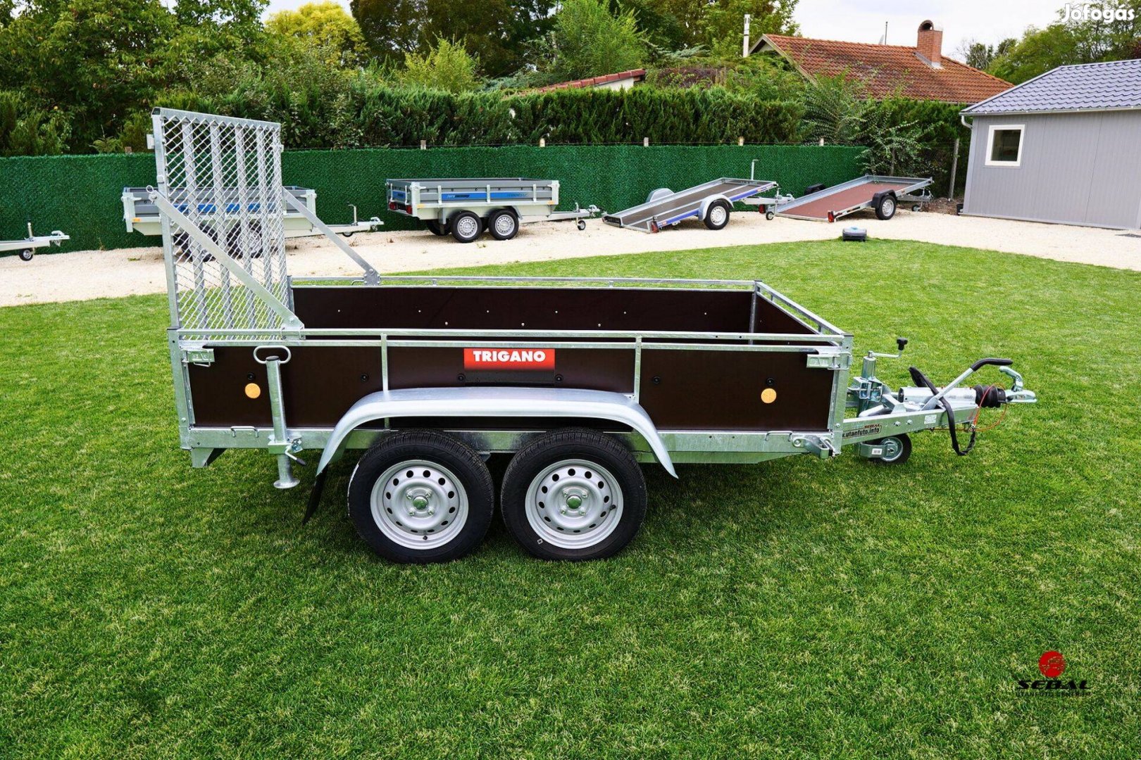 Akció - Új billenős (1300kg-os) rámpás utánfutó csak 1.114.000 Ft